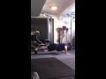 Staggered pushups