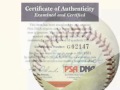 Autographed baseball values